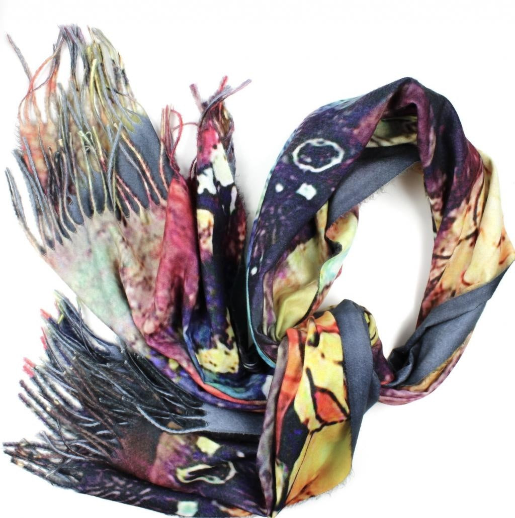 Cashmere based shawl scarf