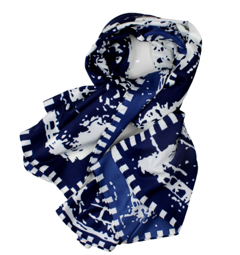 Women's casual style wide scarf