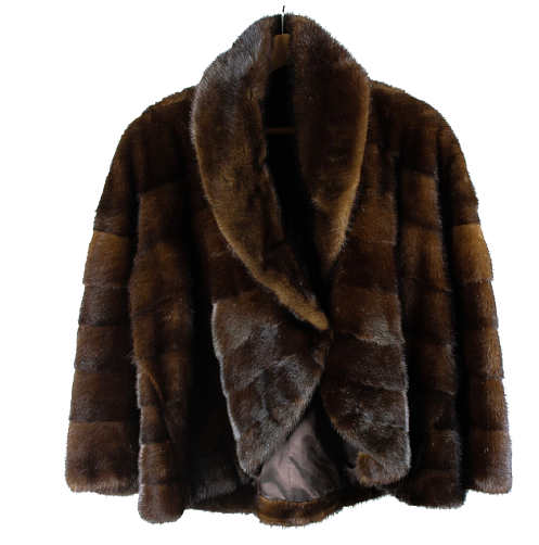 Elegantiška audinės kailio pelerina puskailiniai