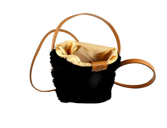 Mobile phone case handbag with long leather handle