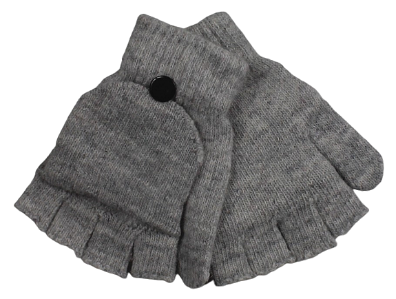 Warm mittens with tramp fingers in various colours