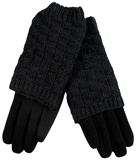 Elegant gloves and wristbands set