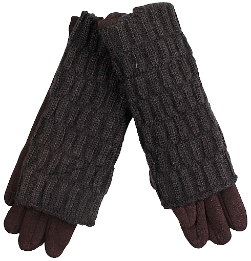 Elegant gloves and wristbands set