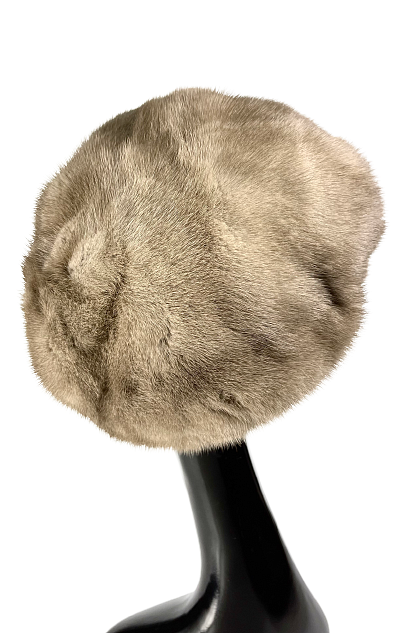 Warm, soft, comfortable mink fur beret