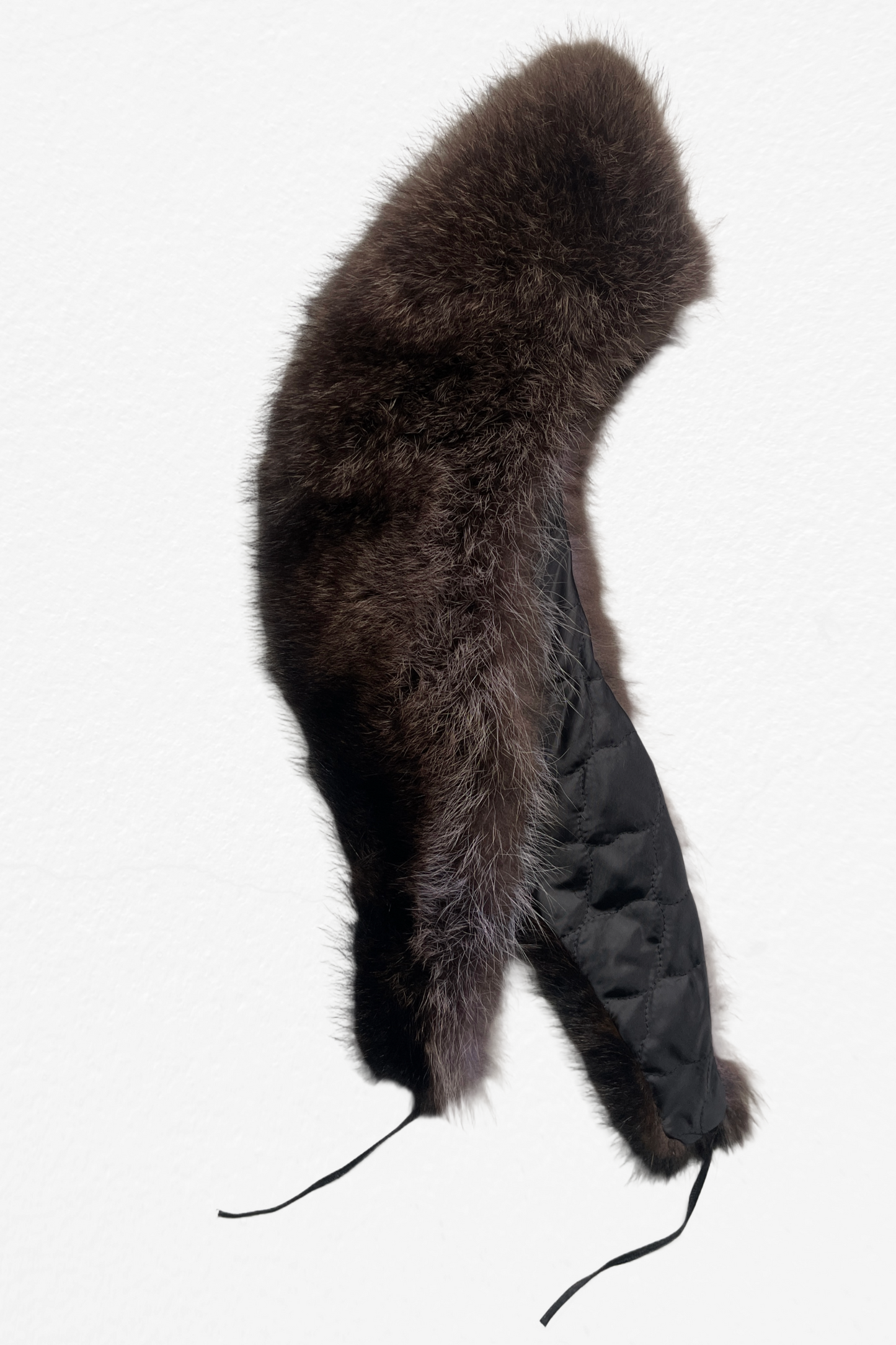 Beaver fur collar