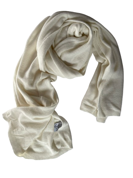 Condensed milk colour warm scarf