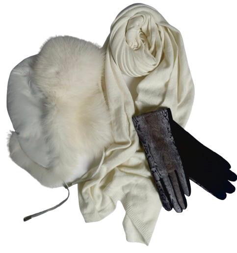 Stylish and elegant white set