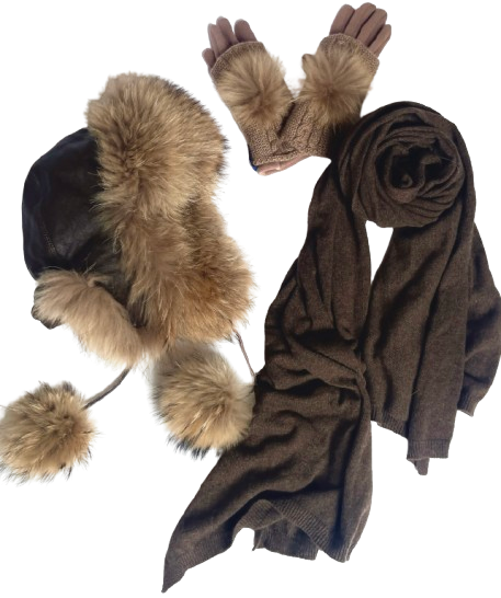 Playful warm brown set